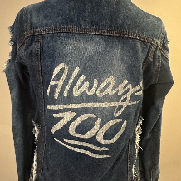 Thrill Dark Wash Denim Jacket - Picture 3 of 7